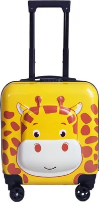Produktbild von Kinderreisekoffer auf Rädern, ABS-Kunststoff und Polycarbonat, 35x25x75 cm