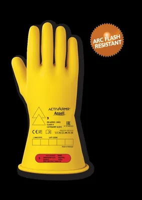 Produktbild von Isolierhandsch. ActivArmr Kat.III, gelb/gelb RIG014Y, Gr. 10 Ansell