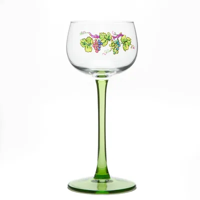 Image de 6 Verres à Vin d'Alsace motif VIGNOBLE