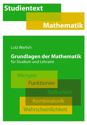 Produktbild von Grundlagen der Mathematik für Studium und Lehramt