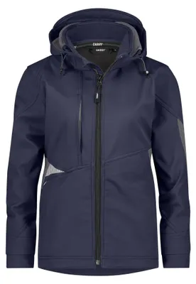 Immagine prodotto di Giacca softshell DASSY® Gravity Next da donna, blu notte/grigio antracite, taglia M