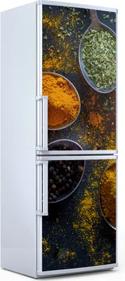 Produktbild von Magnete Dekorative - 70 cm x 190 cm - Küche - Magnetmatte Kühlschrankmagnete - Gewürze Gemüse