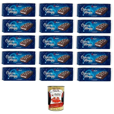 Produktbild von BALCONI Ciocco Magia Merendine Chocolate Magic Snacks 15x280gr + Italian Gourmet polpa 400g