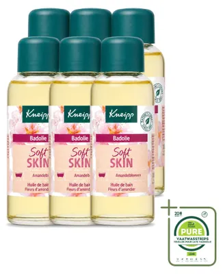 Productafbeelding van 6 x Kneipp Badolie Amandelbloesem voor droge en gevoelige huid, 100 ml - Grote verpakking - 6 stuks