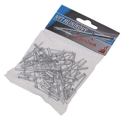 Obrázek produktu pro Nýty ALU 4.0x12mm 50ks 23978