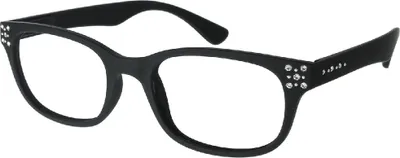 Produktbild von Lesebrille Diamonds Typ 2 Schwarz +1,5 dpt – Elegantes Design mit Etui