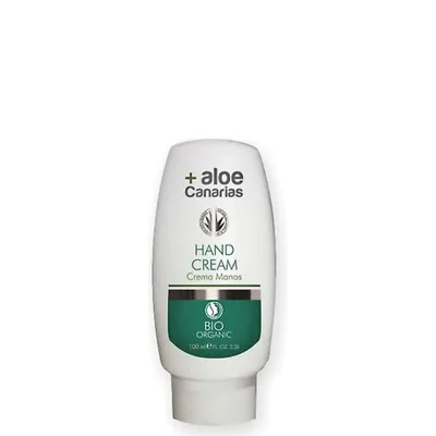 Image de Crème pour les mains Aloe Canarias BIO 100 ml. Crème pour les mains originaire des îles Canaries, Lanzarote.