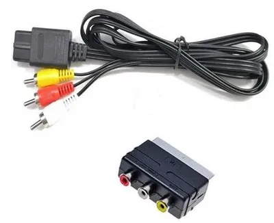 Obrázek produktu pro Scartový adaptér pro televizor, 1,8 m, RCA, herní konzole
