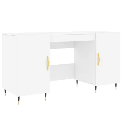 Produktbild von Schreibtisch Weiß 140x50x75 cm Holzwerkstoff