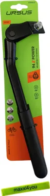 Produktbild von Fahrrad Seitenständer Ursus Power - Schwarz inkl. maxxi4you Reflexband