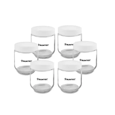 Produktbild von SUNTEC Joghurtmaker Gläser-Set YOG-CUP-6-SET-8687 Zubehör-Set mit 6 Gläsern