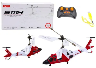 Obrázok produktu pre Syma S111H RC vrtuľník na diaľkové ovládanie s gyroskopom Červená