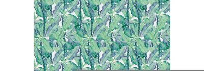 Produktbild von Coloray Fototapete 250x250 cm Latextapete Magicstick - Aqua Bananenblatt