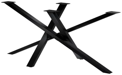 Produktbild von CLP Tischbeine Finney aus Stahl schwarz Größe 160x80x72 cm Größe 160x80x72 cm