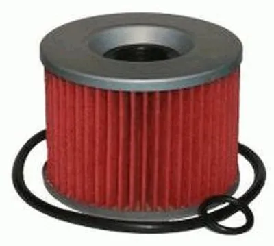 Imagen del producto de Filtro de aceite HF 401 de fácil montaje para motos Yamaha Honda Kawasaki