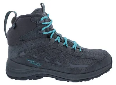 Produktbild von Waldläufer Bootie H-Debby mit wasserdichter Tex Membran 779971-103-200, Velourleder u. Mesh, Grau, Weite H 40