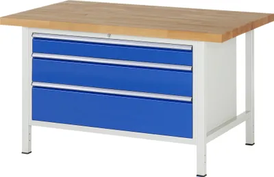 Produktbild von Rau Werkbank 8359A2, B1500xT900xH840mm, 2x Schublade-TA
