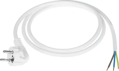 Obrázok produktu pre Urz3508-1.5 Napájací kábel 3X1,5 mm biely 1,5 m
