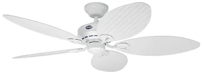 Image de Ventilateur de plafond avec chainette Bayview Blanc 137 cm