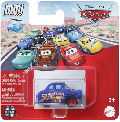 Image de Disney Pixar Cars JDJ44, Voiture, 3 ans, Métal, Plastique, Bleu, Rouge, Jaune
