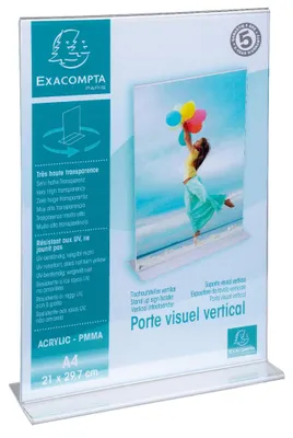Obrázek produktu pro Držák brožur Exacompta 84158D PMMA ve tvaru T A4