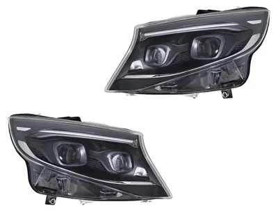 Produktbild von Hauptscheinwerfer-Set links rechts 12 V LED HELLA für MERCEDES-BENZ