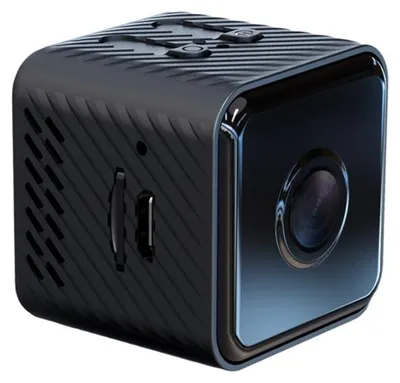 Immagine prodotto di INF Mini cam WiFi 1080P nera ABS 3.3cm con visione notturna per casa