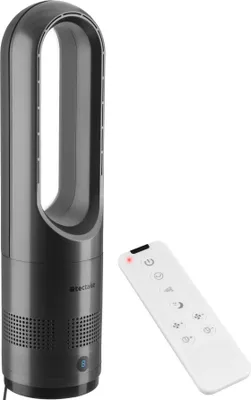 Image de Ventilateur colonne POLAR avec oscillation à 80° - gris anthracite