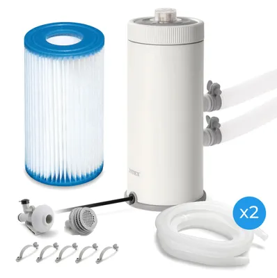 Zdjęcie produktu dla Pompa filtrująca do basenu 3785 L/h filtr + elementy instalacyjne INTEX 26638