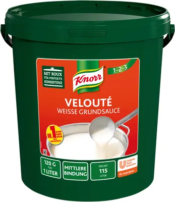 Image de Knorr Veloute sauce de base blanche 12500g