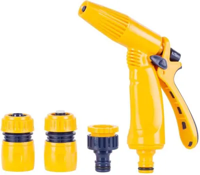 Produktbild von Bewässerungs-Set Strend Pro Garden, Garten, 2x STOP-Schnellkupplung, Adapter, Pistole