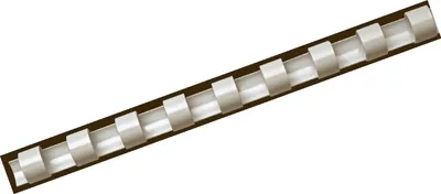 Produktbild von Plastikbinderücken A4 21 Ringe weiß 14mm VE=10x100 Stück