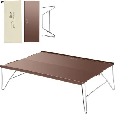 Image de Table de camping pliable en aluminium pour pique-nique en plein air