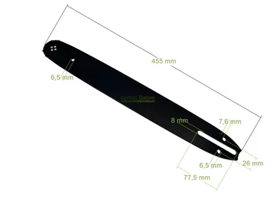 Produktbild von 38cm 15" Schwert SOLO Fuxtec Matrix PN 4500 5200 Kettensäge 1,5mm 0,325" 64 TG