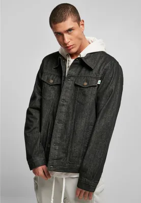 Obrázok produktu pre Urban Classics - Organická džínsová bunda čierna spraná - 3XL