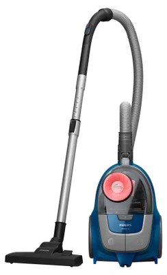 Immagine prodotto di PHILIPS XB2123/09 - Bagless Cylinder Vacuum Cleaner - 850 W - Compact - 1.3 L - Dark Blue / Peach