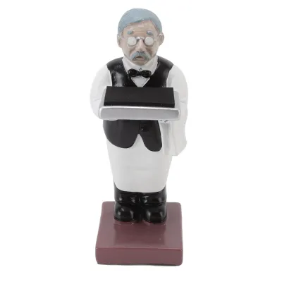 Produktbild von Uhrenständer aus Harz, niedliches Figurenmodell, moderner multifunktionaler Uhrenhalter, Ablage für Schmuck, Halsketten, Armbänder, Old Housekeeper L