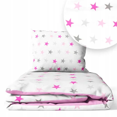 Produktbild von Kinderbettwäsche 100x135 Baumwolle Baby Bettwäsche Set 100x135 + 40x60 Kissenbezug Jungen & Mädchen Kleinkind Bettbezug