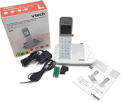 Produktbild von VTech XS1050 DECT Telefon Schnurlos Schnurlostelefon Anrufbeantworter Shredders