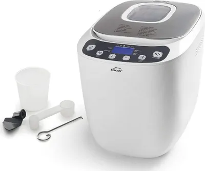 Produktbild von Brotbackautomat 1kg 550w weiß/grau Lacor 69334