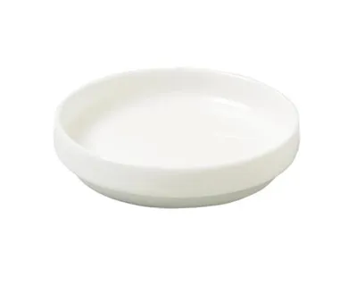 Produktbild von 2x Porzellan Untersetzer Kerze Weiß 10cm Tischdeko Kerzenhalter Windlicht Kerzen Feier Frühling Weihnachten Geschenkidee