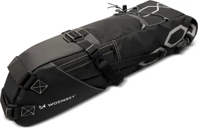 Zdjęcie produktu dla Wozinsky pojemna torba rowerowa pod siodełko torba podsiodłowa duża 12 l czarny (WBB9BK)