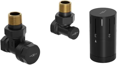 Obrázek produktu pro Mexen G05 termostatická sada rohová, černá - W901-958-70