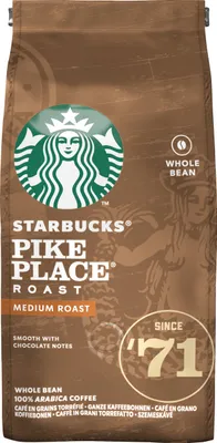 Produktbild von Starbucks Pike Place Roast, Medium, Ganze Bohne, 200 g