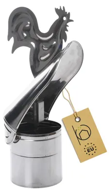Produktbild von BirnePower Edelstahl Ofenrohr Kaminrohr Rauchrohr Abgaselemente Bauteile für Schornstein & Abgasrohr nach Wahl (Ø120mm, Kaminaufsatz Hahn)