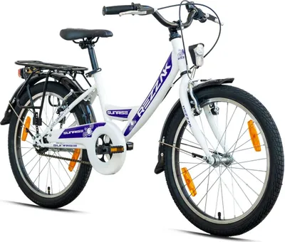 Produktbild von 20 Zoll Kinderfahrrad Mädchen Rad mit Rücktrittbremse RH 33 Lila Neu -054