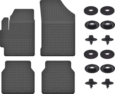 Produktbild von Gummimatten Mit Stoppern Für: Citroen C-Elysee (2012-) Schwarz Set