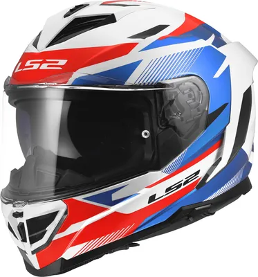 Produktbild von LS2 FF818 Storm III Komai Helm, weiß/blau/rot, M (57/58)
