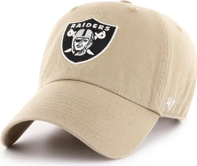 Produktbild von '47 Brand NFL Cap Las Vegas Raiders '47 CLEAN UP Khaki