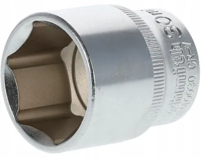Produktbild von Schmith Steckschlüssel-Einsatz Sechskant AS-DRIVE 1/2 Zoll 30 mm aus CrV Stahl Profi Werkstatt Werkzeug